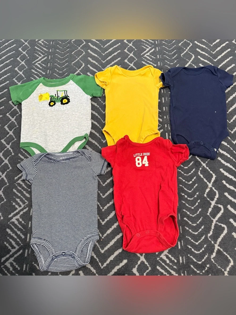 Baby boy onesie bundle